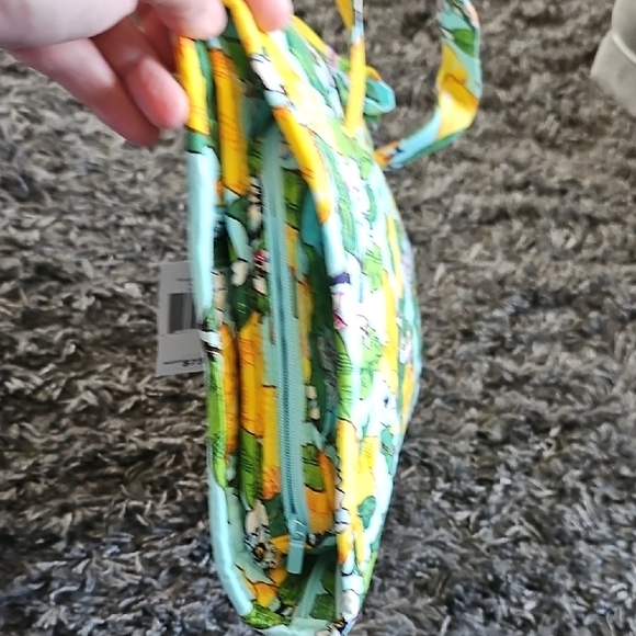 Vera Bradley Yellow and Green Cosmetic Bag with Lemon Print - Picture 8 of 8